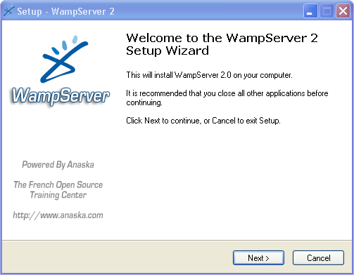 WampServer 2.2e